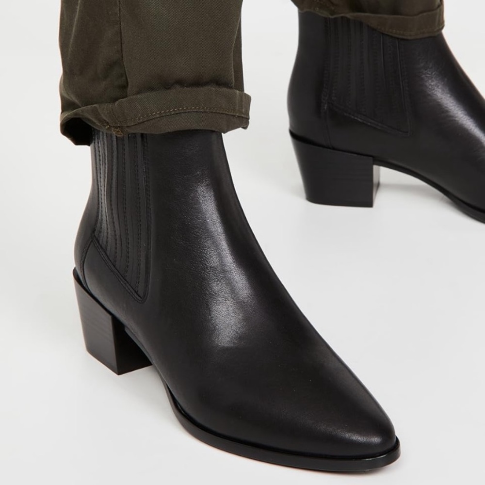 Rag and Bone Black Rover Bootie